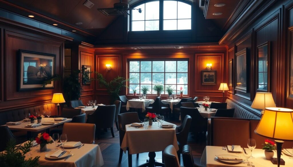 suasana restoran yang nyaman